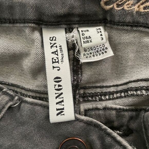 Mango Jeans 4 Grey Skinny - Picture 5 of 5